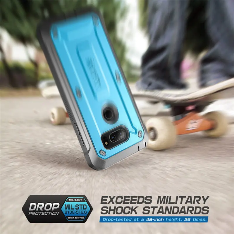 SUPCASE For LG V30 Case UB Pro Full-Body Rugged Holster Cover with Built-in Screen Protector For LG V30s,V30 Plus,V35,V35 ThinQ