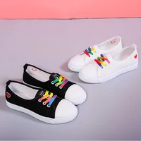 canvas shoes women flat shoes fashion shoes vulcanized shoes heart sneakers ladies casual shoes breathable walking flat shoes