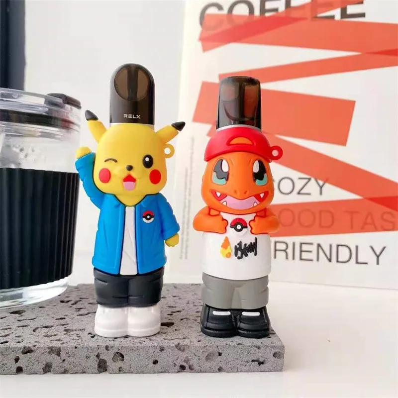 

Pokemon Creative Personality RELX Protective Cover Soft Silicone Cartoon for Relx 1/4/5 Pokeball Electronic Cigarette Shell Gift