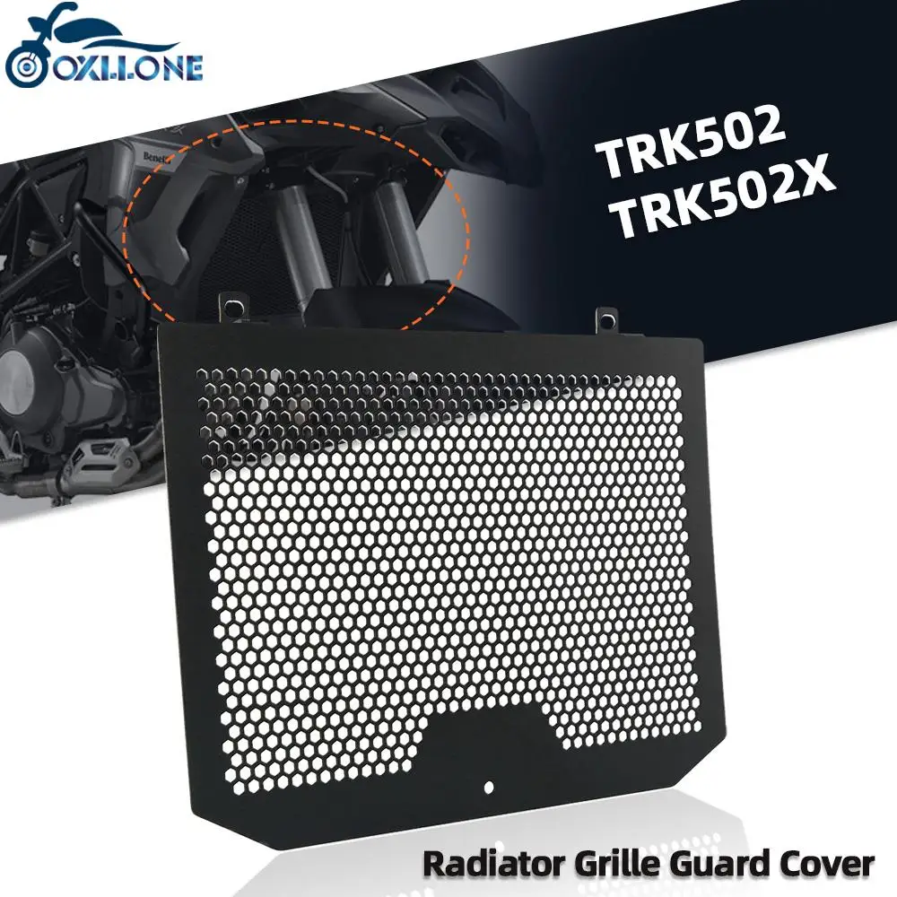 

Motorcycle Accessories aluminium Radiator Grille Guard Cover FOR BENELLI TRK502 TRK 502 TRK502X TRK 502X TRK502 X