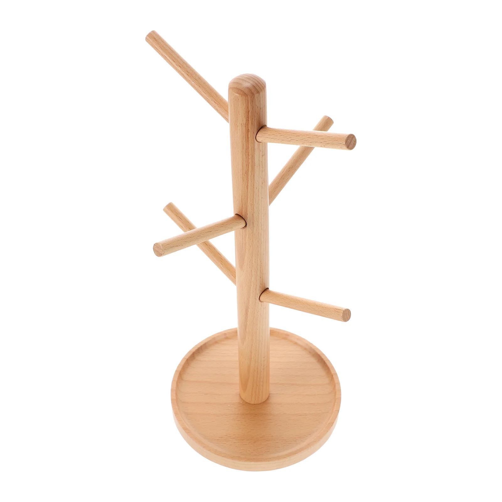

1 Pc Bracelet Holder Tree-shaped Necklace Rack Cup Draining Rack (Khaki)