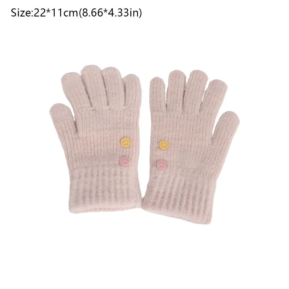 Новые сенсорные зимние перчатки утепленные лыжные с большим ртом теплые пятью