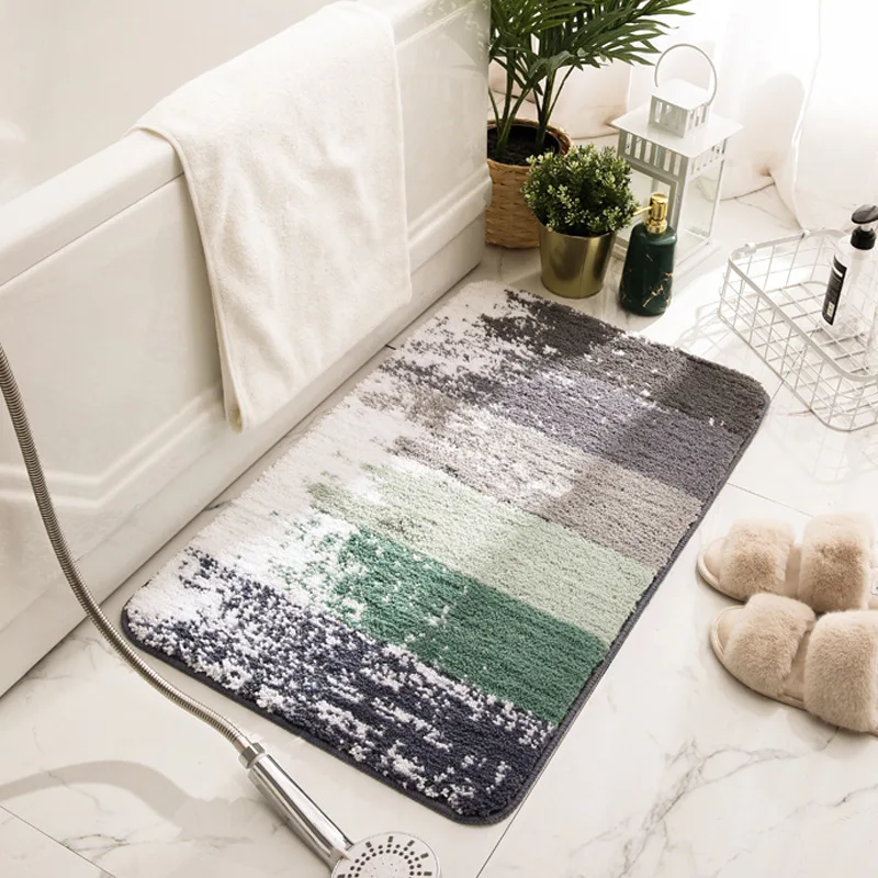 

Simple Nordic home flocking carpet floor mat rug