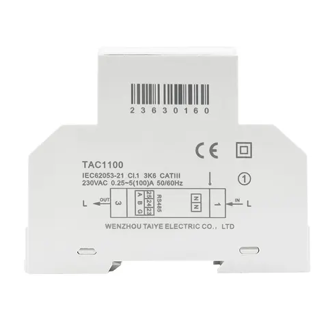 Многофункциональный счетчик часов ватт на DIN-рейку 100A RS485 MODBUS RTU 230 В SDM120 V A PF Гц