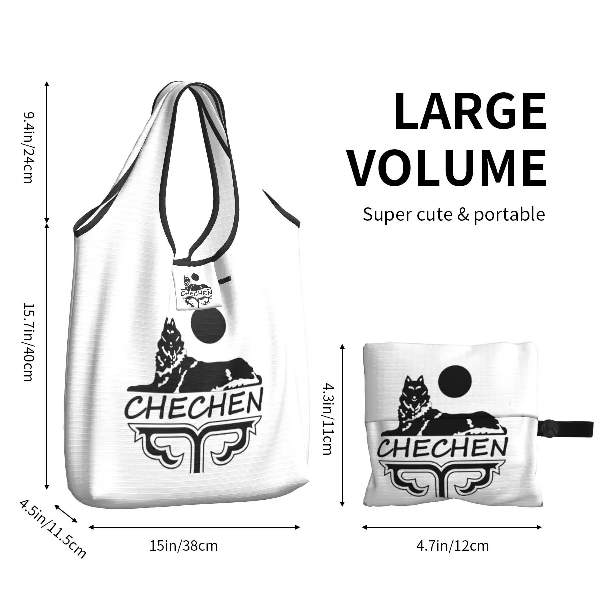 Забавная дешевая сумка-тоут Borz для покупок Портативная сумка-шоппер с плечевым