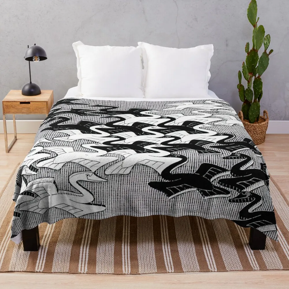 Maurits Cornelis Escher произведение искусства artstyle M.C.Escher пледы одеяла люксового бренда