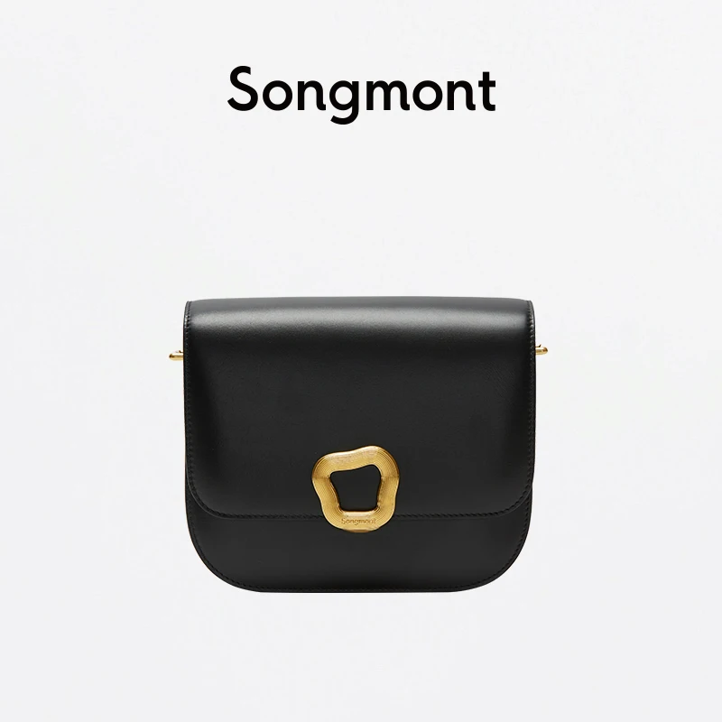

Songmont Tofu Bag Medium New Style Small Square Bag Handheld Single Shoulder Oblique Straddle Women Bag
