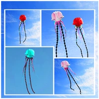 free shipping 20m large jellyfish kite flying soft kites for adults reel weifang big kite