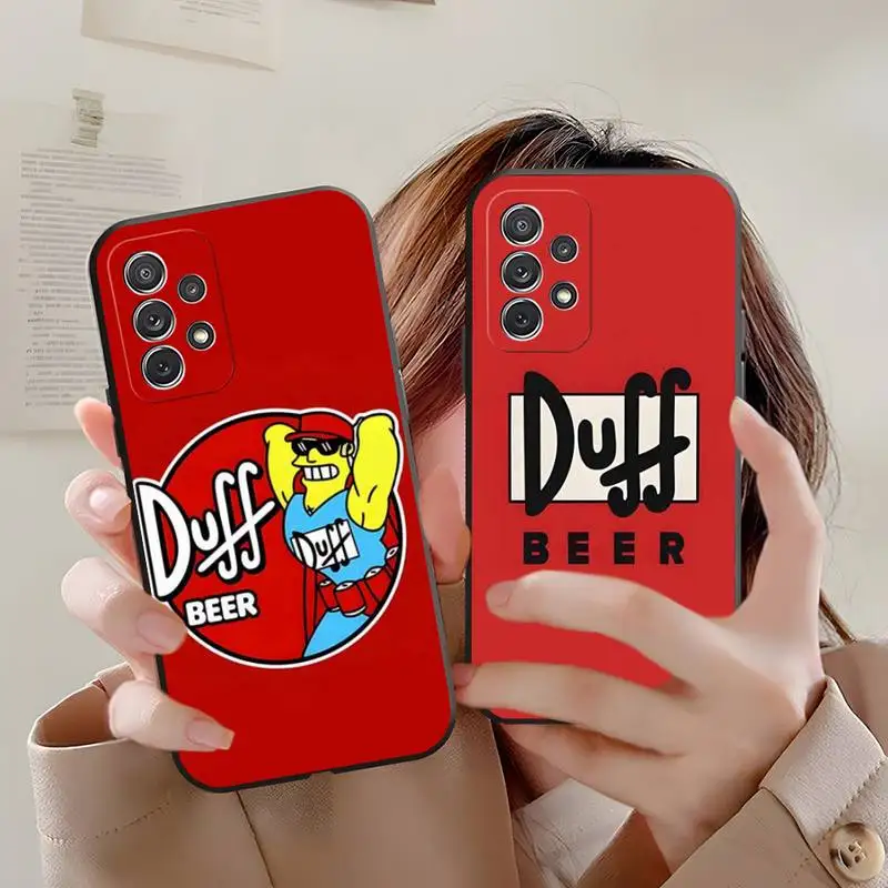 Уникальный Забавный чехол для телефона Duff Beer для Samsung Note 20 10 Plus Ultraa Lite A81 J5 J7 J8 J6 J4 Pro, противоударный чехол-накладка