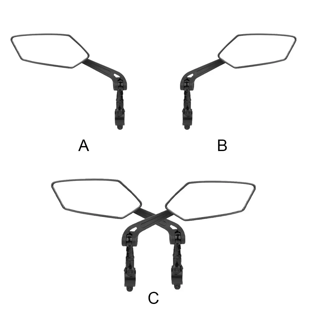 

Bicycle Rearview Mirror Adjustable Cycling 20-24mm Handlebar Rear View Reflector Back Mirrors Removable Mountain Bike Glass