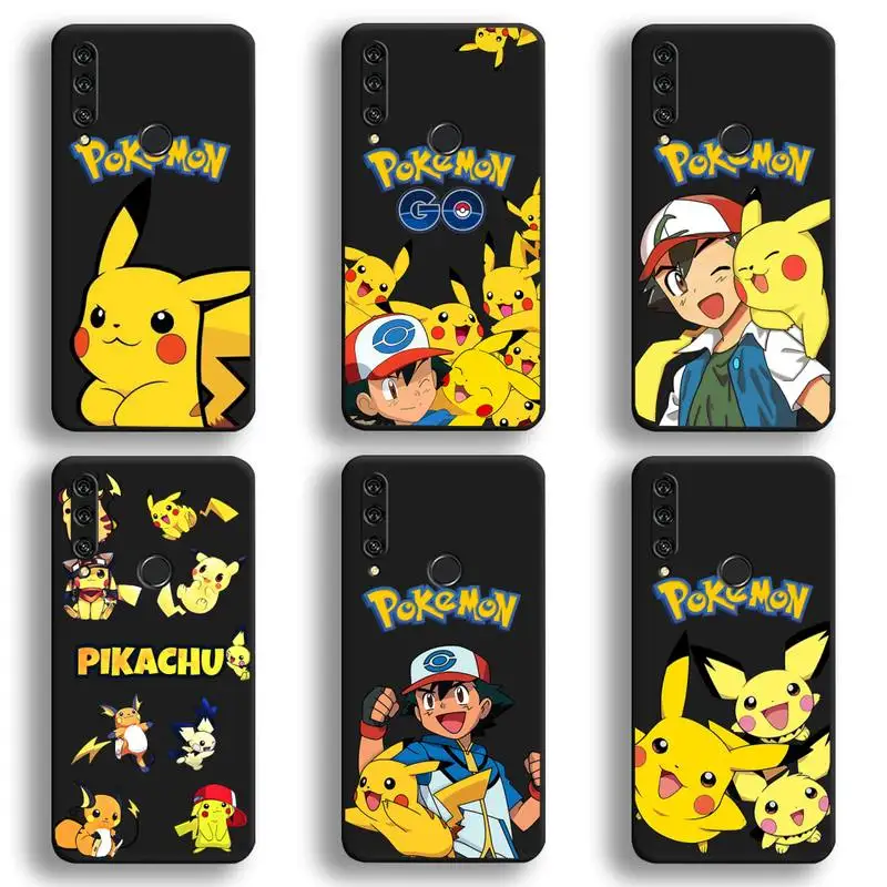 

Pokemon Pikachu Ash Ketchum Phone Case For Huawei Y6P Y8S Y8P Y5II Y5 Y6 2019 P Smart Prime Pro