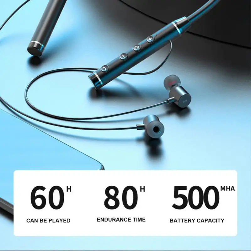 

With Mic Bluetooth Earphone Stereo Running Sports Earbuds Music With Microphone For Huawei Xiaomi Bluetooth Headset Universal