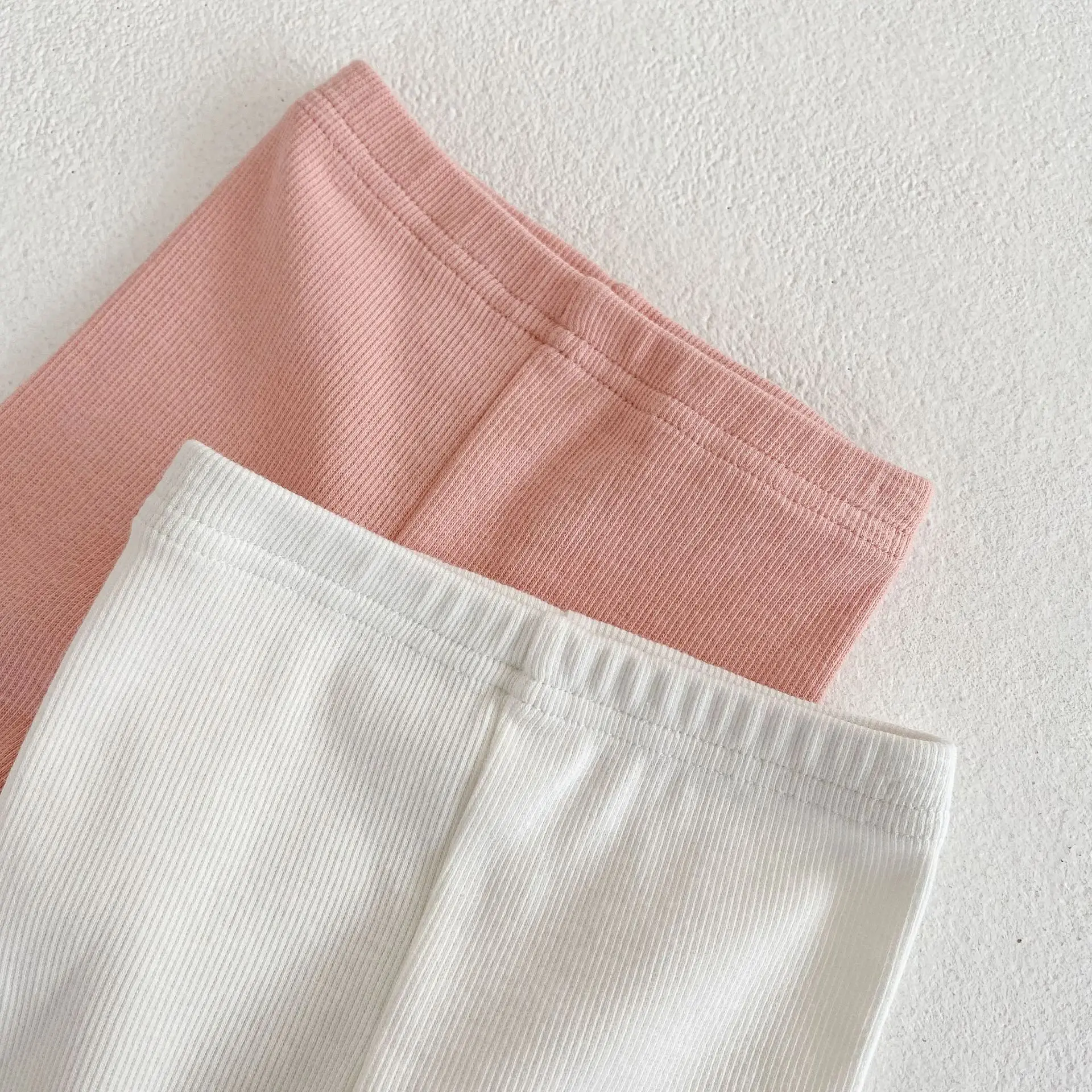 6-24M Baby Girl Ribbed Ruffle Romper Newborn Long Sleeve Jumpsuit Pants Hat Girls Sunsuit Outfit 3pcs Baby Autumn Clothing