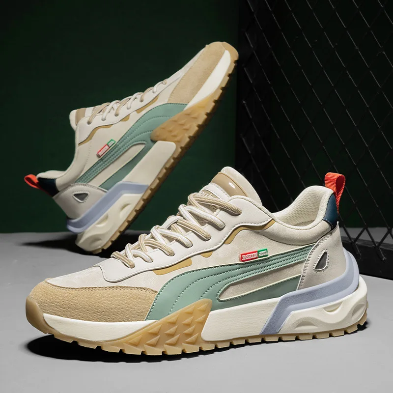 

Мужская повседневная обувь, осенняя Молодежная Спортивная обувь для бега, Повседневная модная мужская обувь с низким вырезом, высокие лоферы