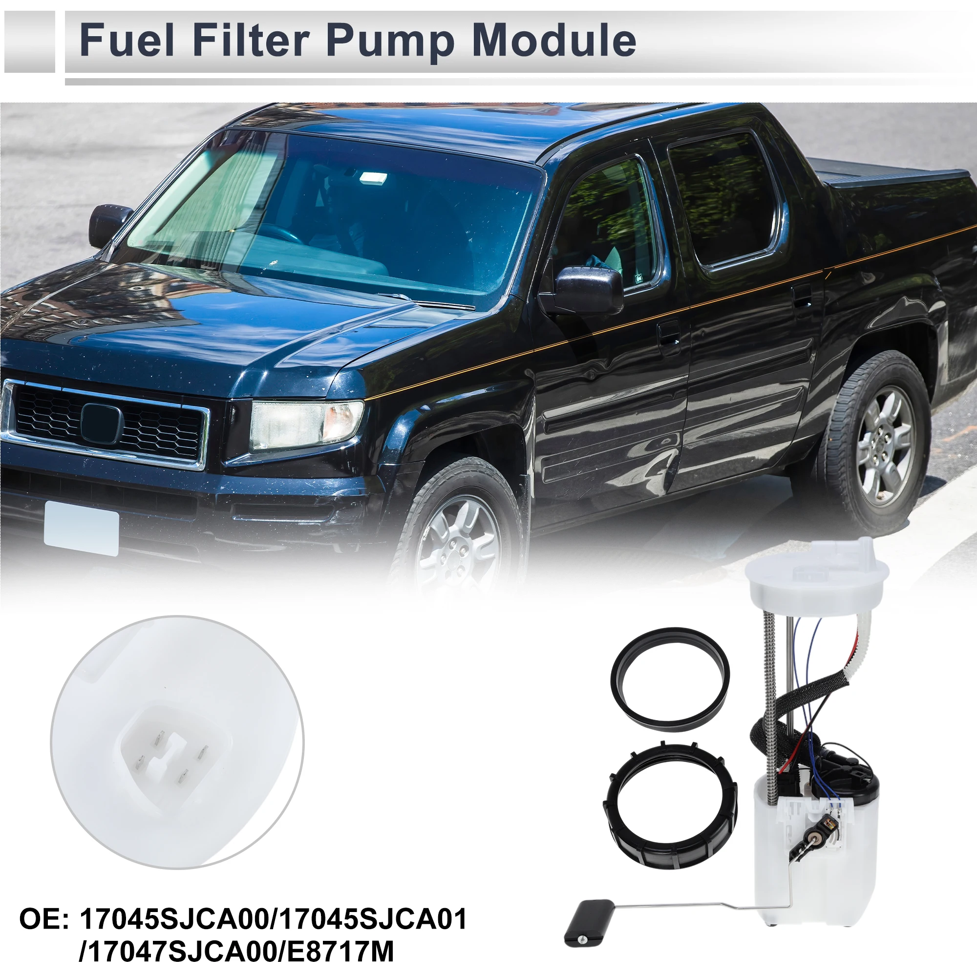 

X Autohaux Auto Автомобильный электрический топливный насос в сборе для Honda Ridgeline 2006-2014 V6 3,5L Бензиновый двигатель топливного фильтра салона Модуль насоса