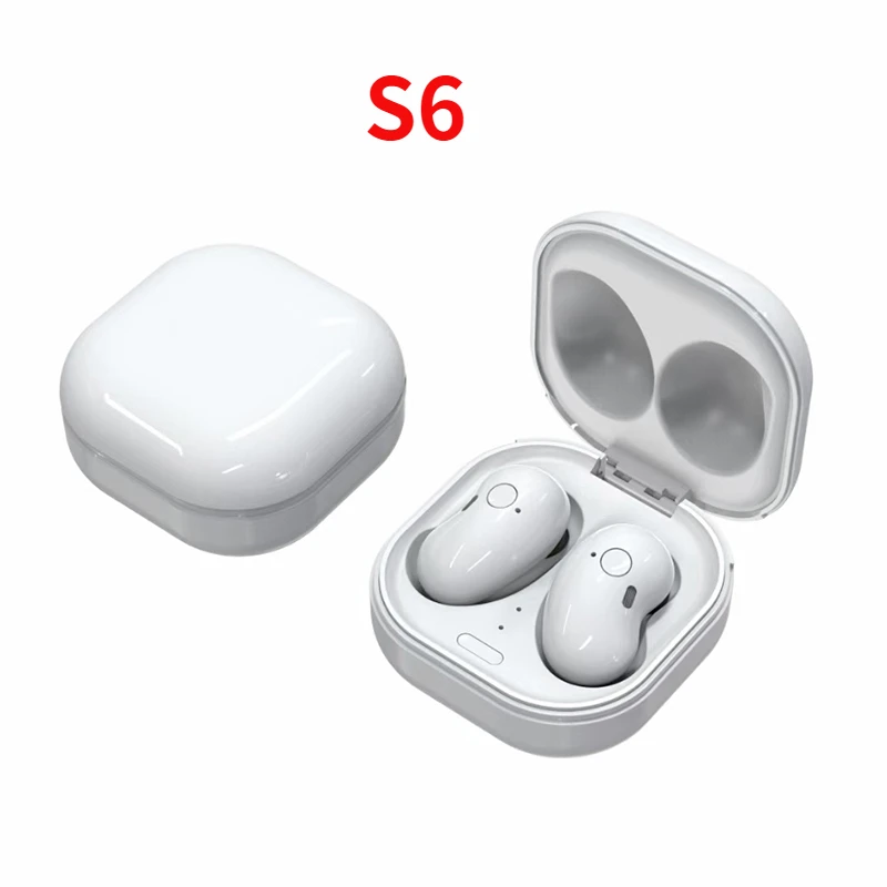 

TWS S6 Wireless Bluetooth 5.1 In-Ear Headphones with Mic Stereo Earbuds for IOS Samsung Buds Live