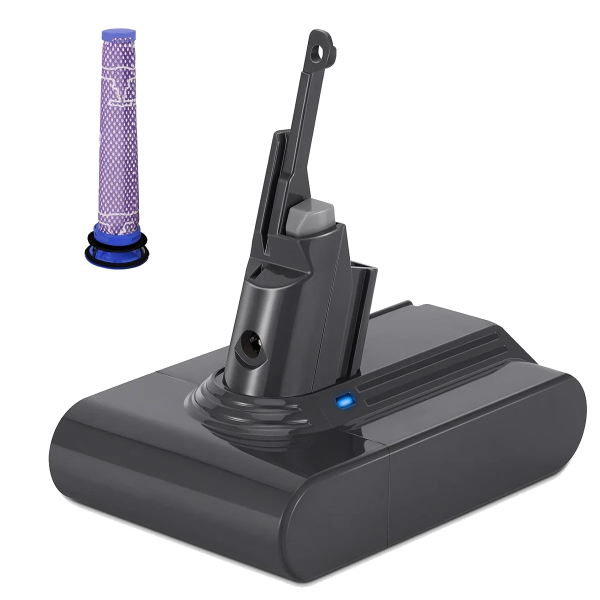 Замените адаптер батареи V7 + предварительный фильтр 21 6 В для пылесосов