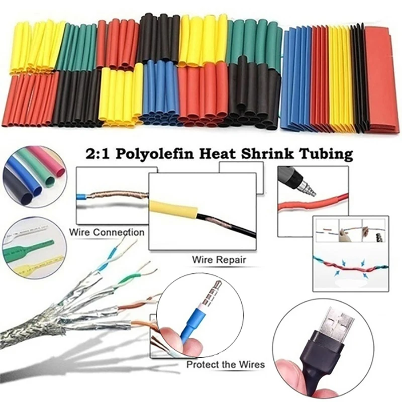 Модернизированная термоусадочная трубка 164 шт./328 шт.