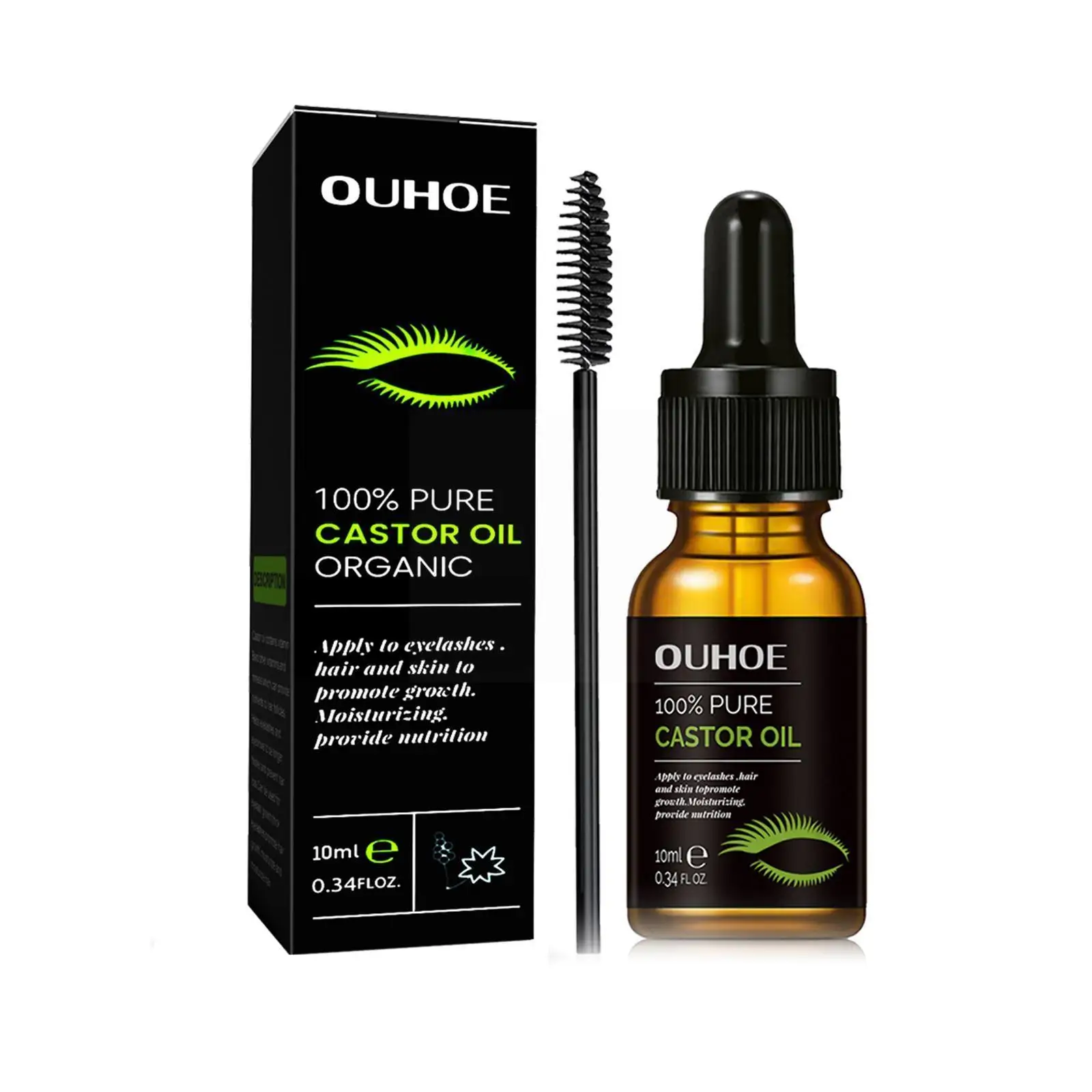 

Сыворотка для роста ресниц с касторовым маслом, более полное питание ресниц, лечение ресниц, подтяжка волос, эссенция для бровей, усилитель I1J4