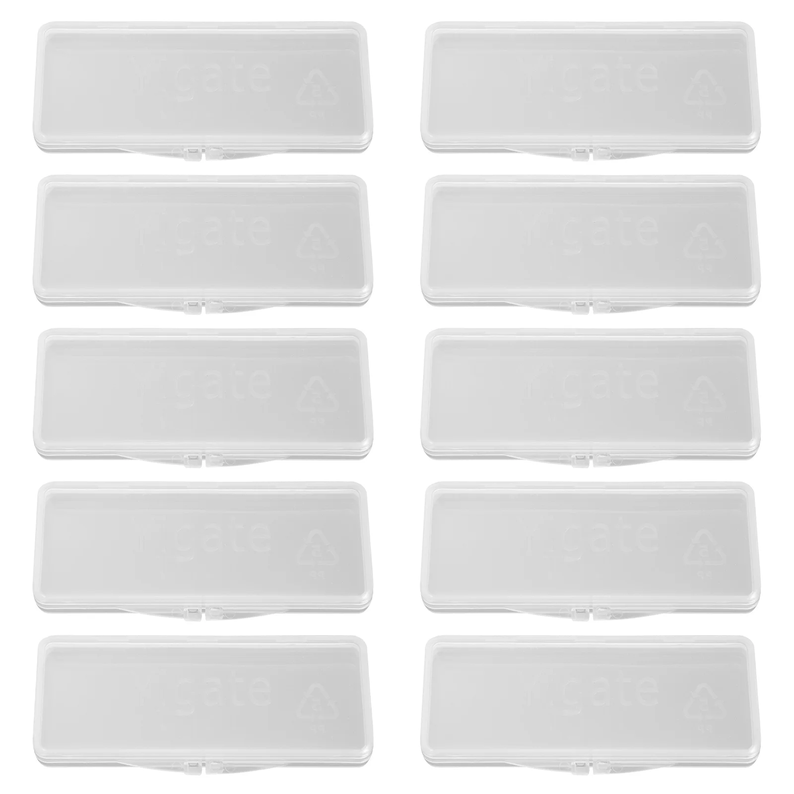 

10 Pcs Dental Floss Box Toothpick Dispenser Home Holder Storage Plastic Container Boxed Organizer Child Flosser