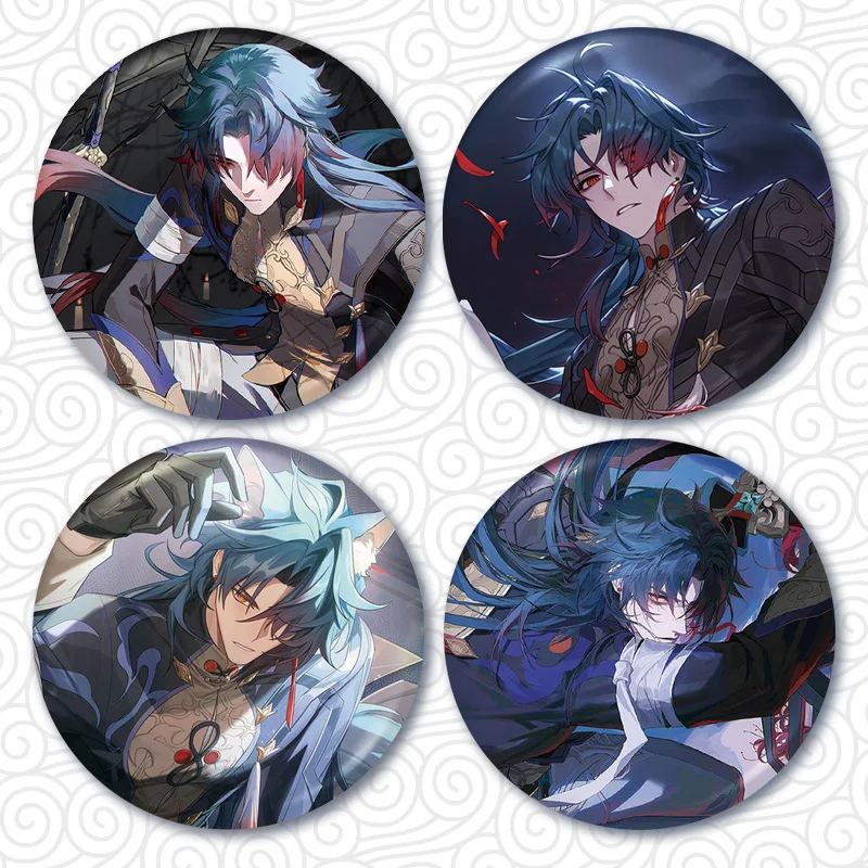 Игрушка Honkai: звёздный рельс 58 мм булавка для кнопки с лезвием Милая брошь в стиле