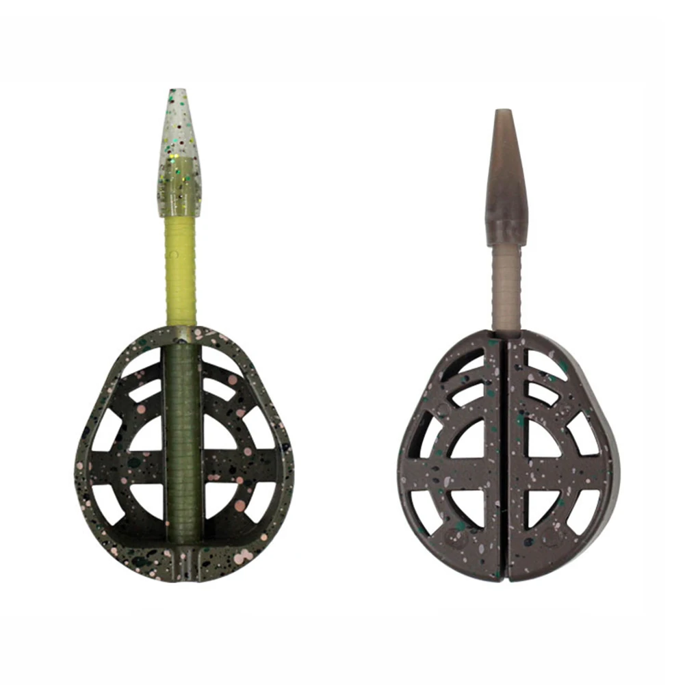 

Inline Method Fishing Feeder Bait Thrower Carp Fishing Bait Holder Tool Feeders Protable Zinc Alloy Fishing Tool