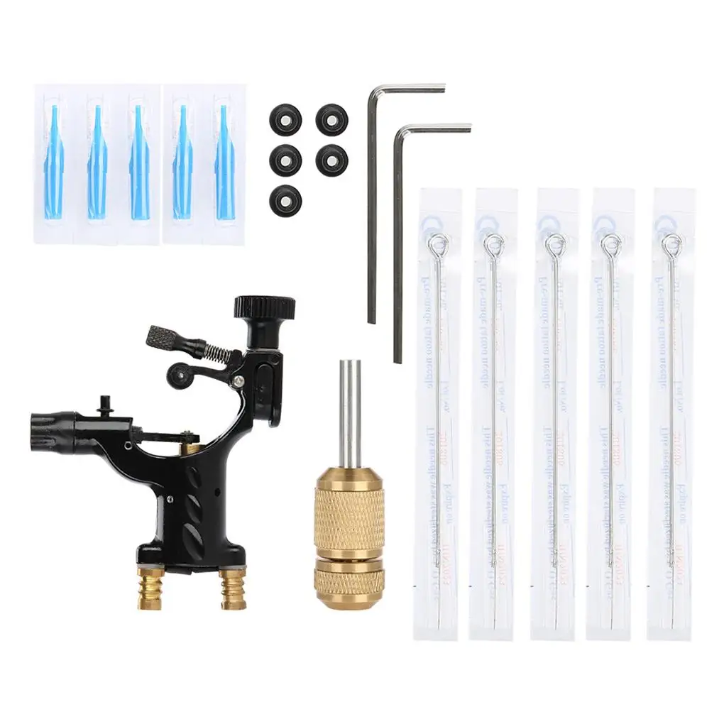 

Профессиональный набор инструментов для татуировки, набор игл для растушевки, набор аксессуаров для тату-машинки