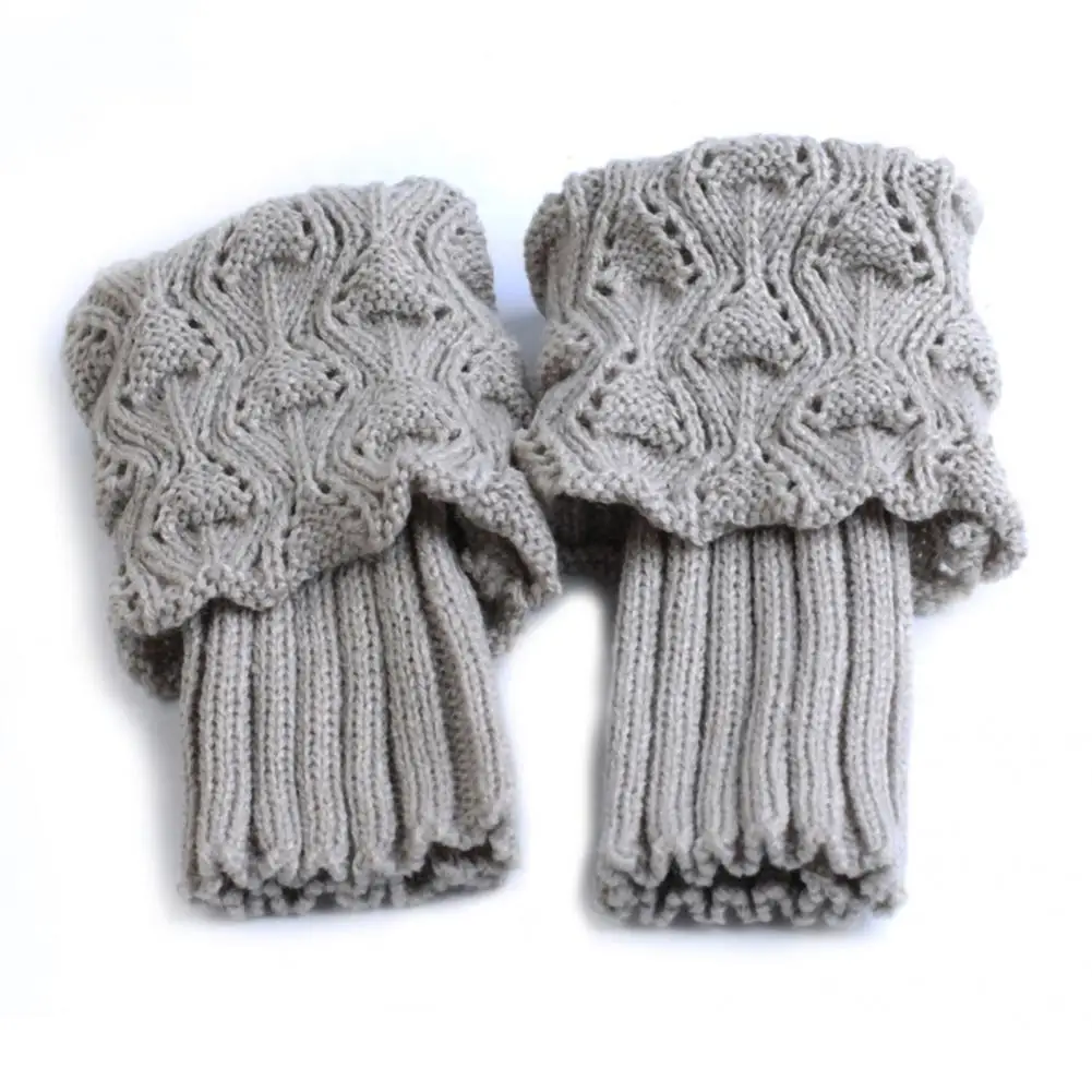 

Acrylic 1 Pair Casual Elastic Leg Warmer Winter Leg Warmer Short for Shpping