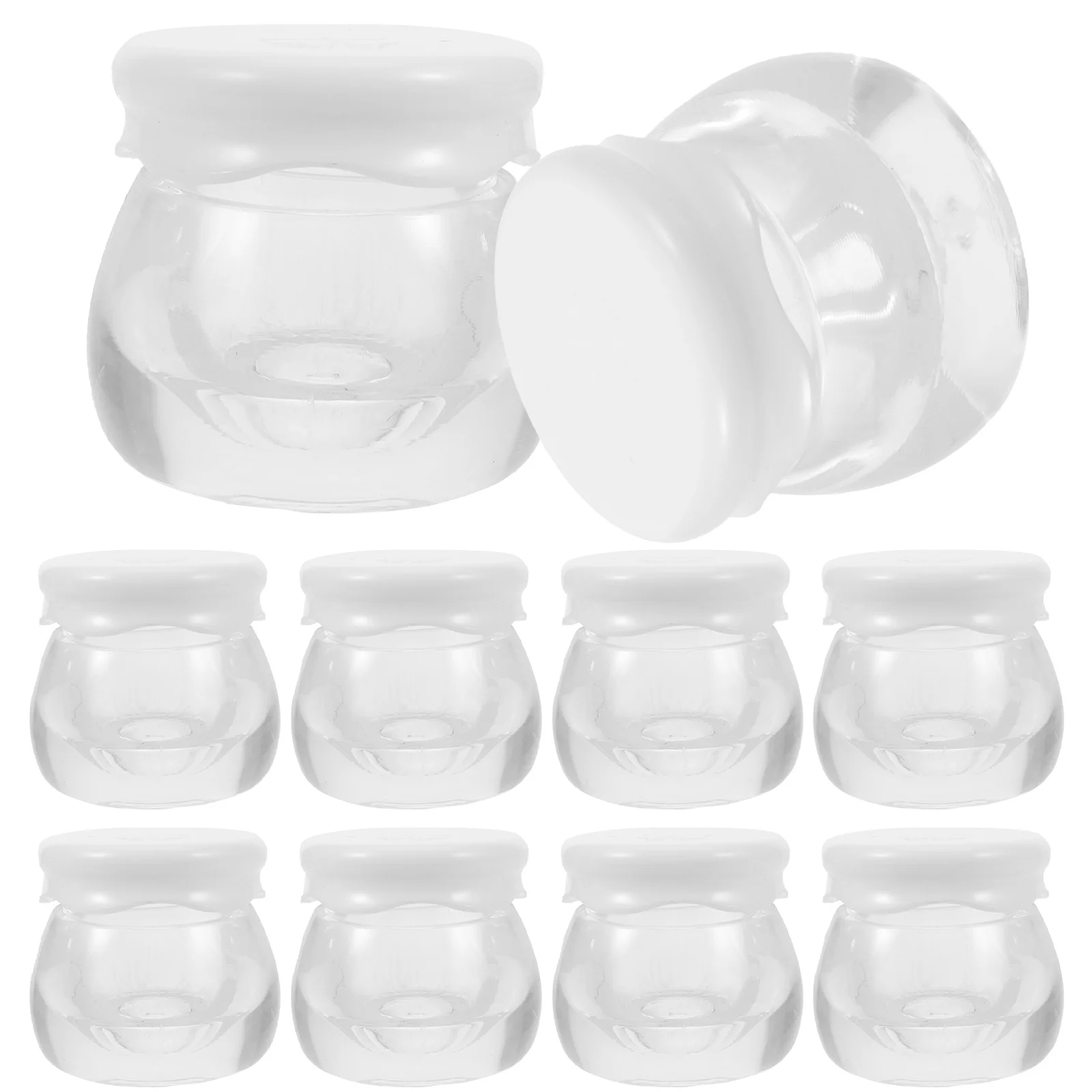 

10 Pcs Bottle Empty Face Cream Container Travel Jars Cosmetics Facial Acrylic Body Butter Bottles Containers