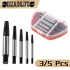 Набор экстракторов для извлечения сломанных винтов, набор направляющих для сверл для удаления поврежденных винтов с коробкой для хранения