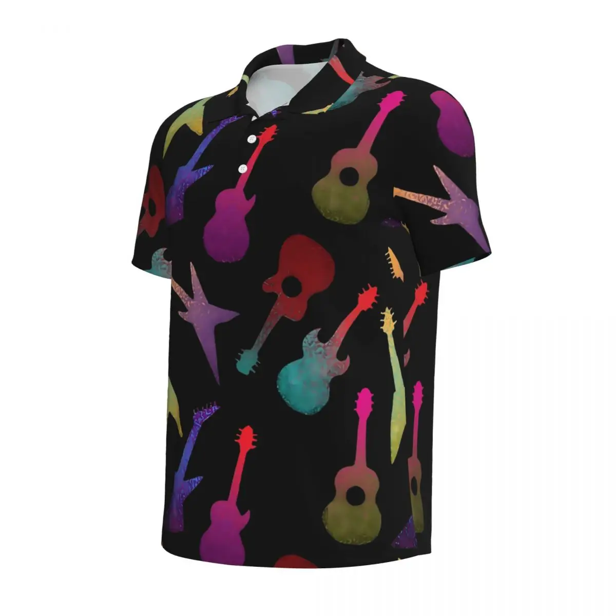 Рубашка-поло мужская с коротким рукавом и отложным воротником