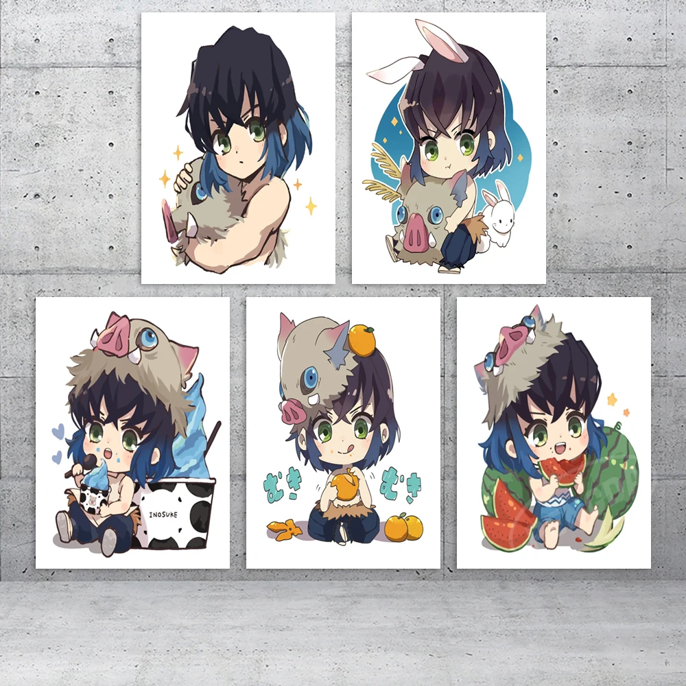 

Wall Home Decor Hd Printed Demon Slayer Picture Hashibira Inosuke Posters Canvas Janpanese Painting For Bedroom Artwork No Frame
