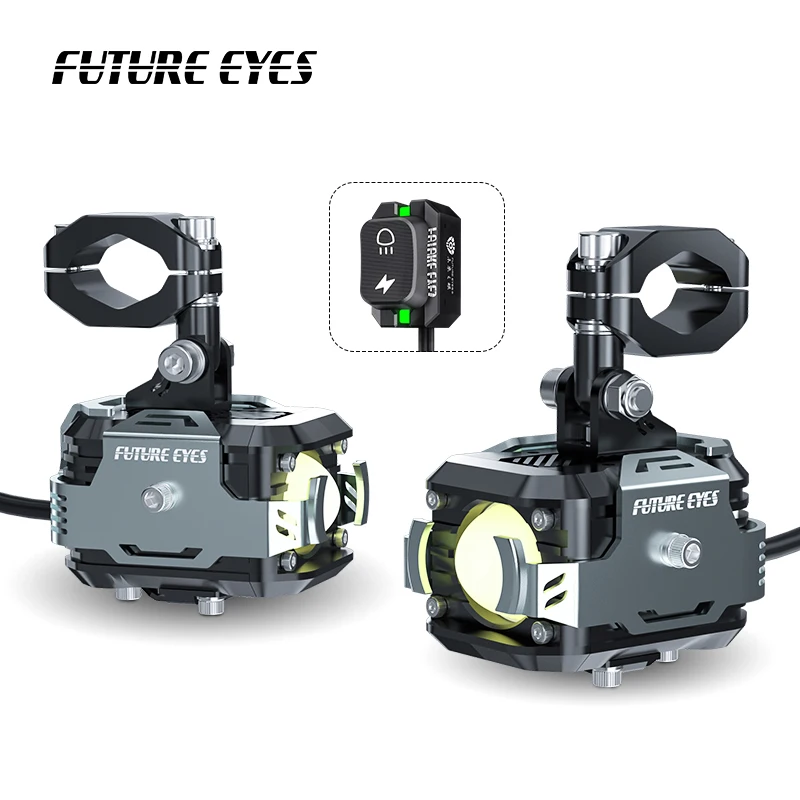 

FUTURE EYES F150 60W Wired Backlight Switch Auxiliary Kits LED Motorcycle Lighting System