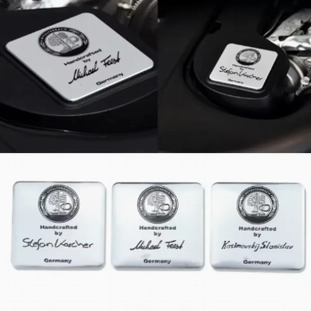 65 мм серебряная этикетка эмблема для AMG наклейка AFFALTERBACH двигателя внутренняя