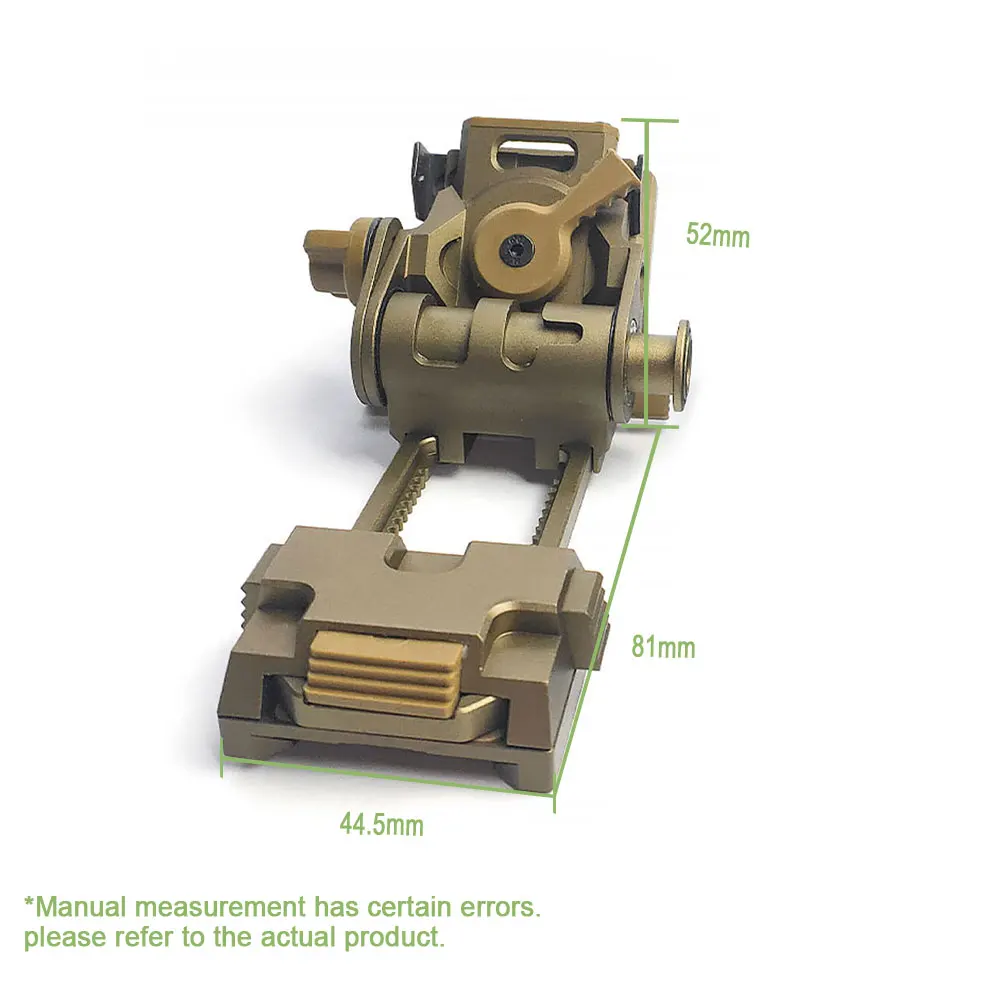 Крепление для шлема из твердого анодированного металла L4G24 B PVS-14 PVS-15 PVS-18 PVS-21 PVS-31