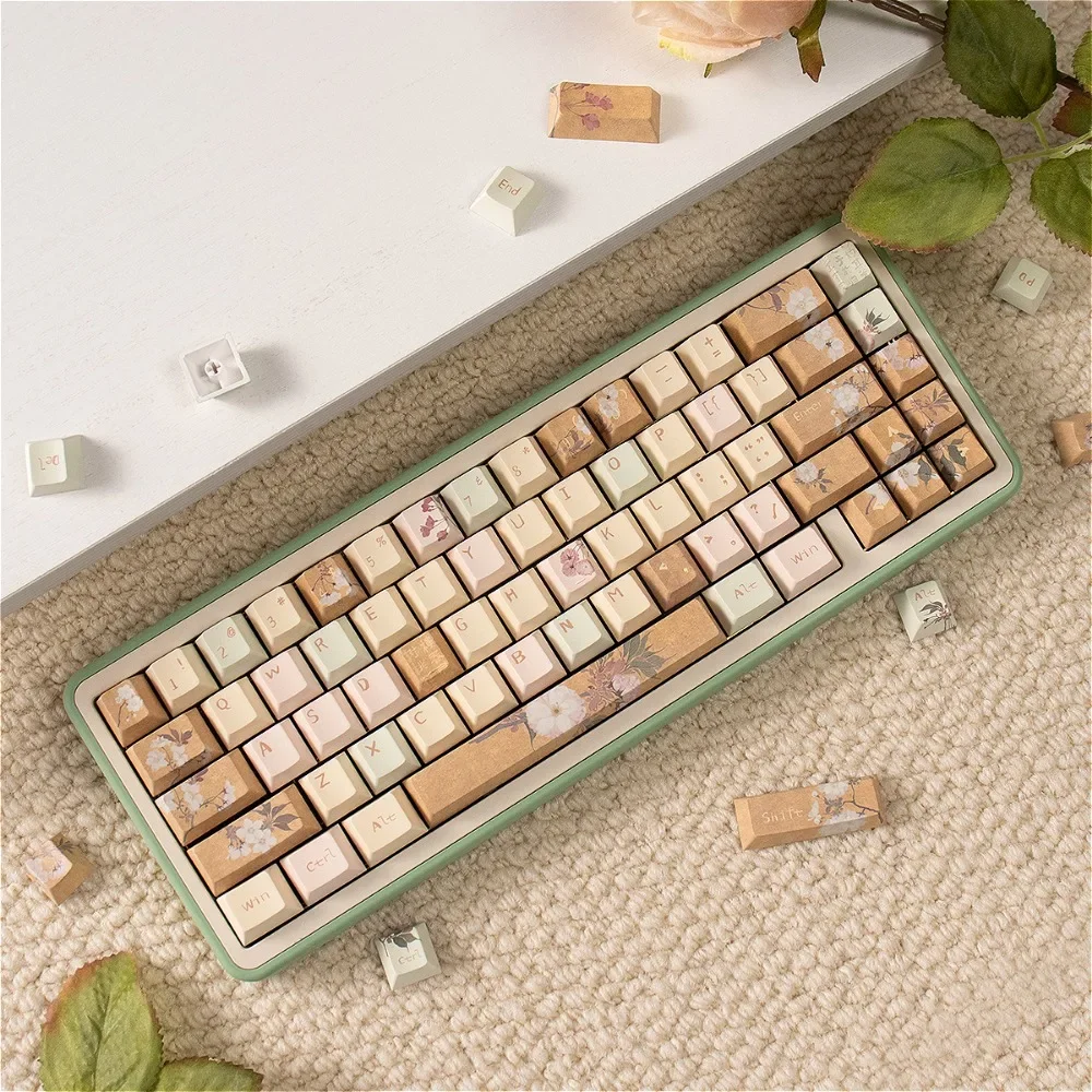 Колпачки для клавиш PBT полный набор высота Cherry/URE колпачки Taohuawu горячая