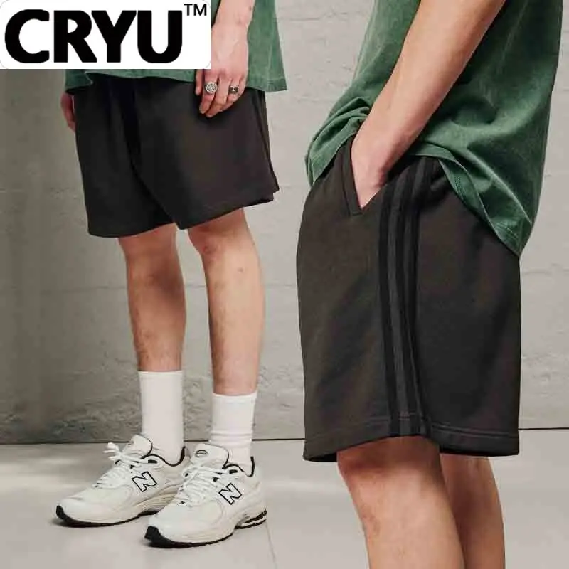 

CRYU 380g three-bar cotton shorts