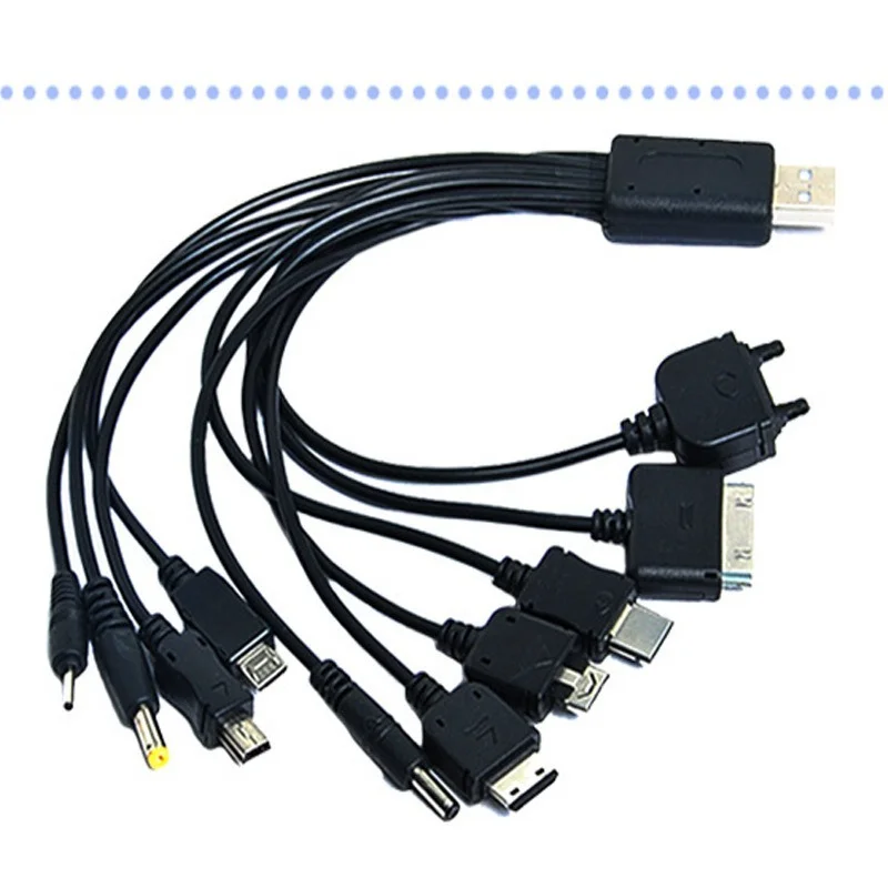 Многофункциональный USB-кабель 10 в 1 для передачи данных IPod Motorola Nokia Samsung LG Sony Ericsson