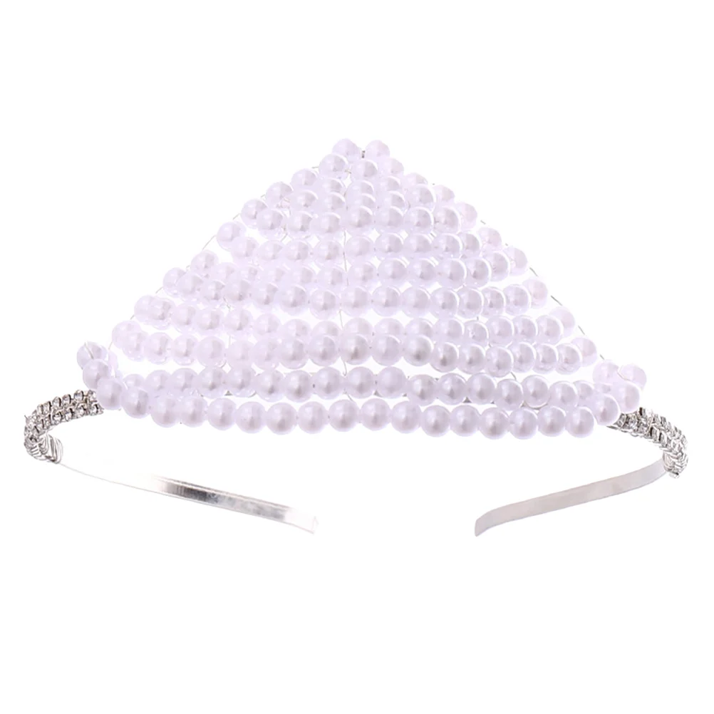 

Hair Bridal Weddingheadbandsheadband Pearl Accessories Band Headdress Hoop Thin Crystal Jewelry Hairband Rhinestone Headpieces