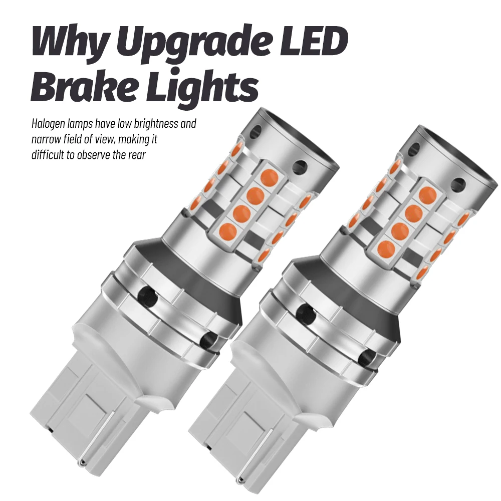 2 шт. светодиодные стоп-сигналы W21/5W 7443 Canbus для Mazda DY DL DJ DE DH 3 BK BL BM BN 5 6 GG CX-3 CX-5 CX-7 CX-9 MX-5