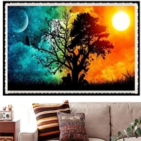 diy 5d diamond painting artwork landscape full drill square round embroidery mosaic art picture of rhinestones home decor gifts
