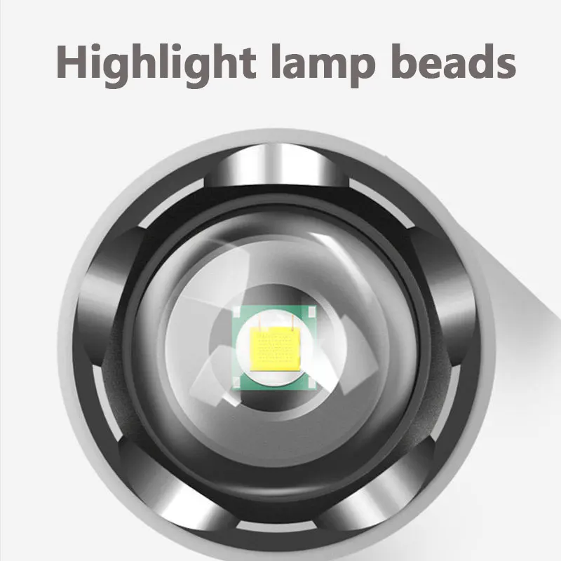 Портативсветильник вспышка сисветильник высокая мощность перезаряжаемый зум