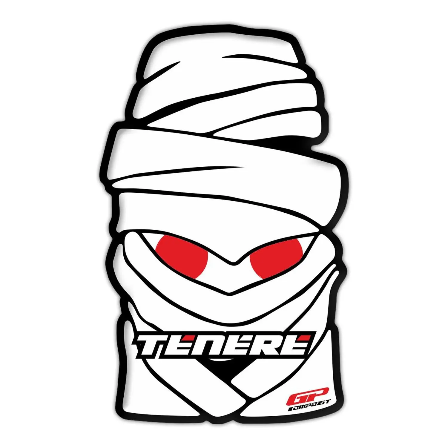 

GP композитный для Tenere 700/1200 2011-2022 совместимый коврик для бака бело-красный