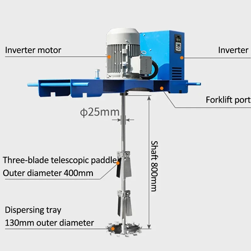 Взрывозащищенная высокоскоростная электрическая смесительная машина ibc ton barrel