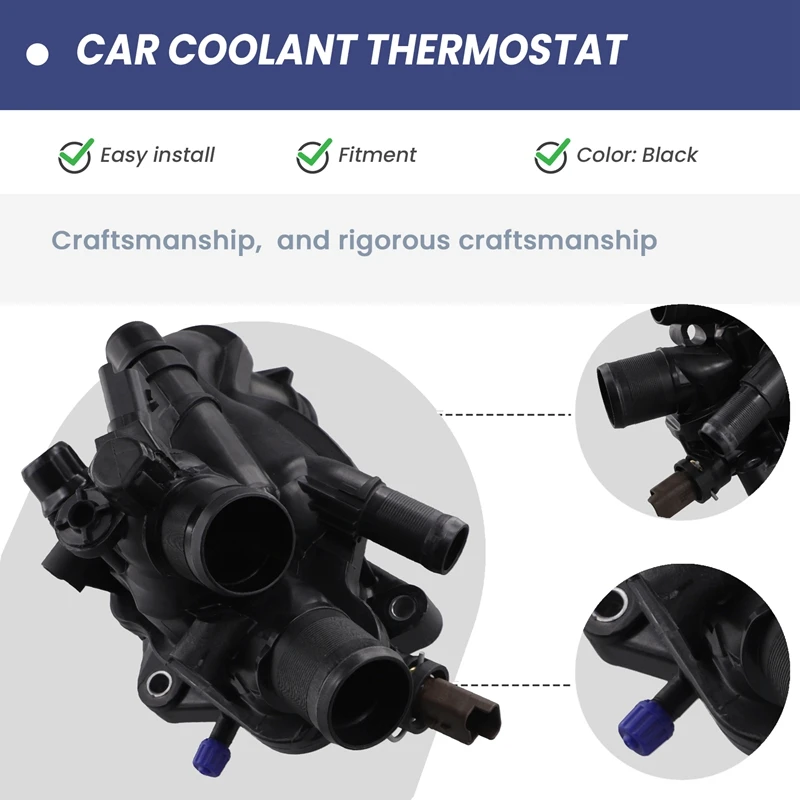 9814705780 термостат охлаждающей жидкости двигателя для Peugeot 208 308 3008 5008 Citroen DS3/4/5 C4 1.6THP