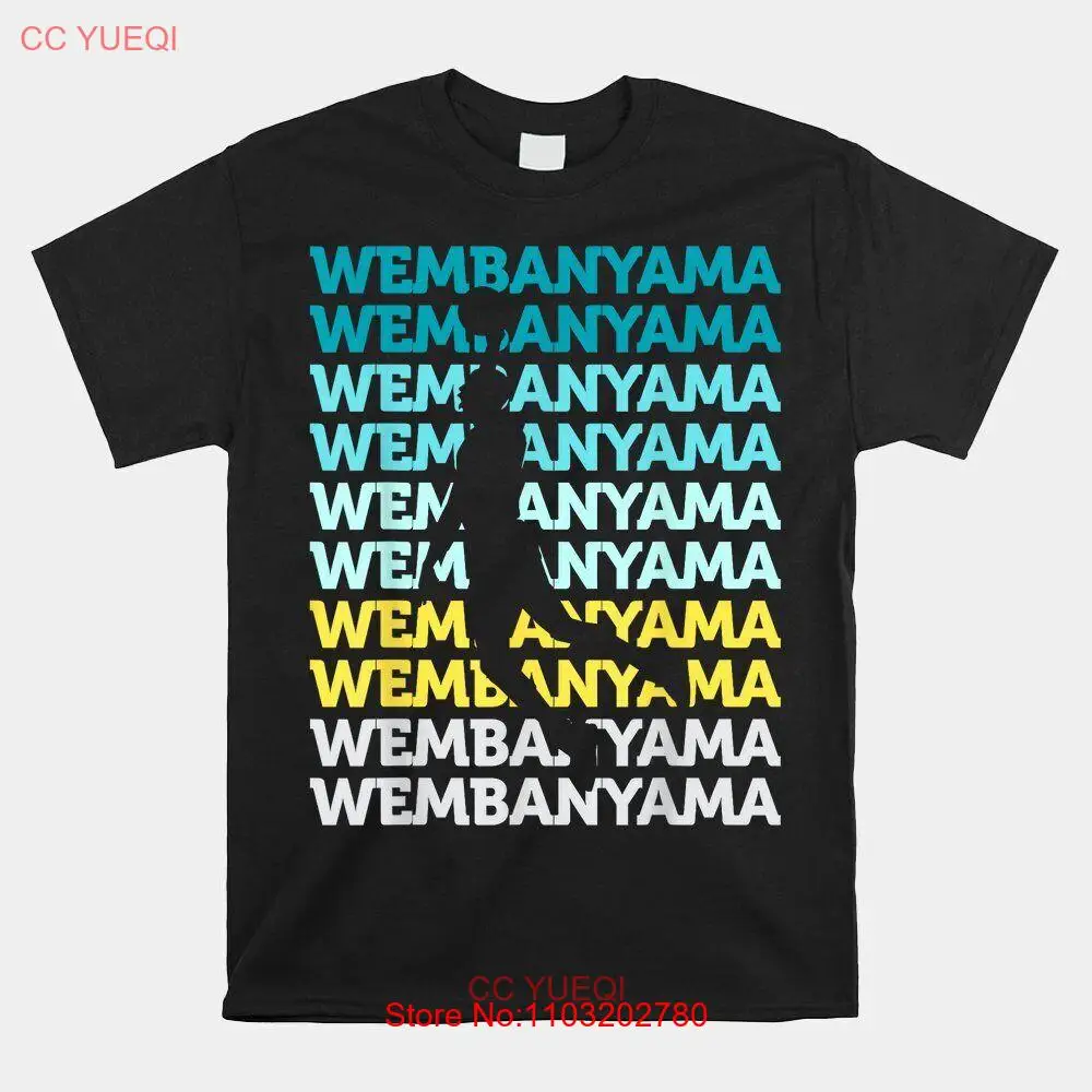 Баскетбольная Футболка Wembanyama размер S-5XL