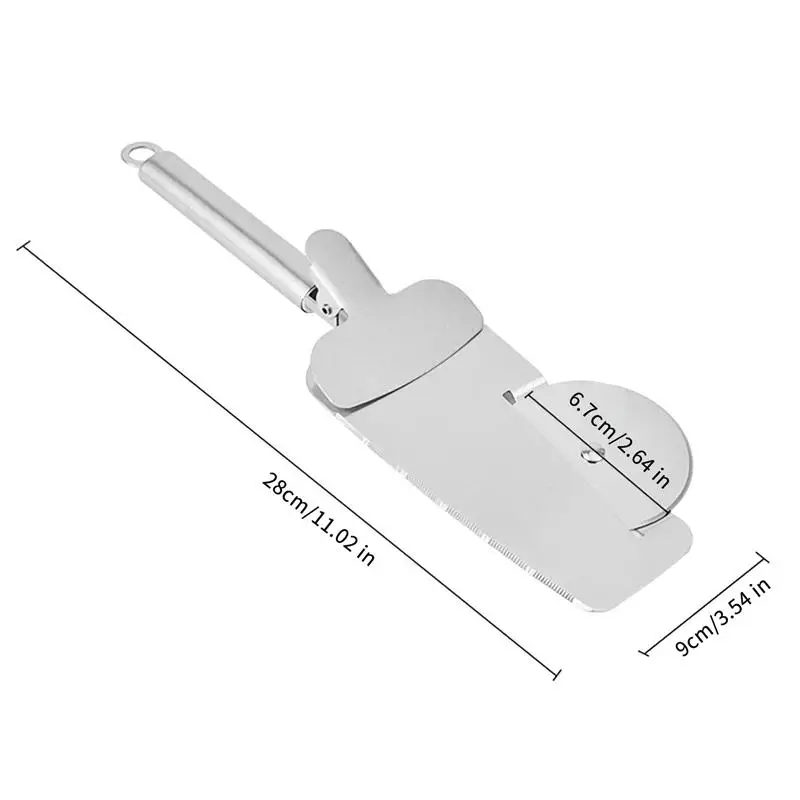 3 в 1 нож для пиццы из нержавеющей стали круглый сэндвичей слайсер с острым