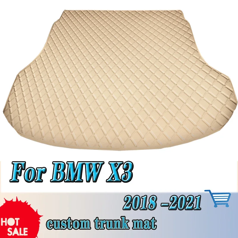 

Водонепроницаемый коврик для багажника на заказ, подкладка для багажника автомобиля, протектор для груза, подходит для BMW X3 2018 2019-2021, коврик для стайлинга