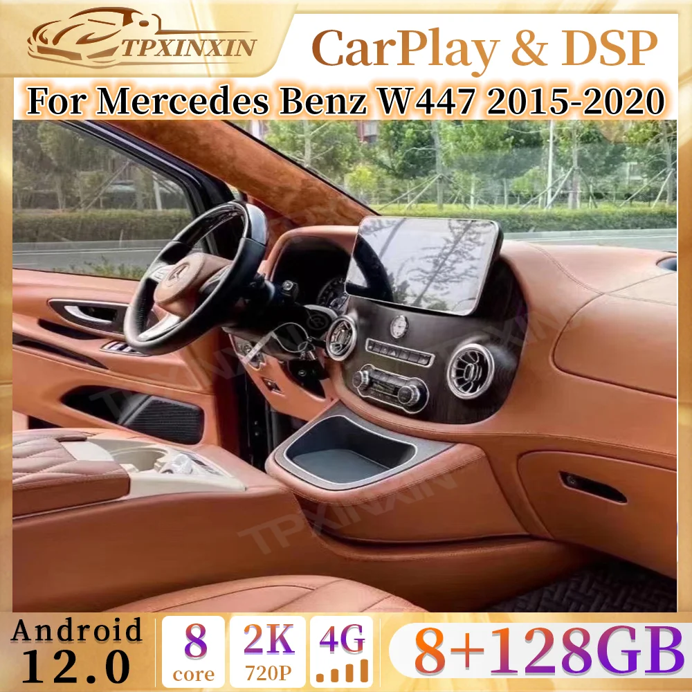 

Автомагнитола CarPlay, 12,3 дюйма, Android, PX6, для Mercedes benz Vito, автомобильный мультимедийный DVD-плеер, стерео, GPS-навигация, автомобильное радио, головно...