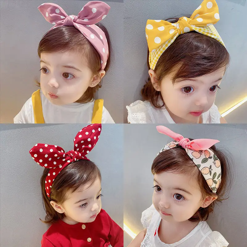 

Baby Hair Hoop Simplicity Lovely Girl Baby Widen Headband Hair Decoration Without Cutting Head Sweet Headdress